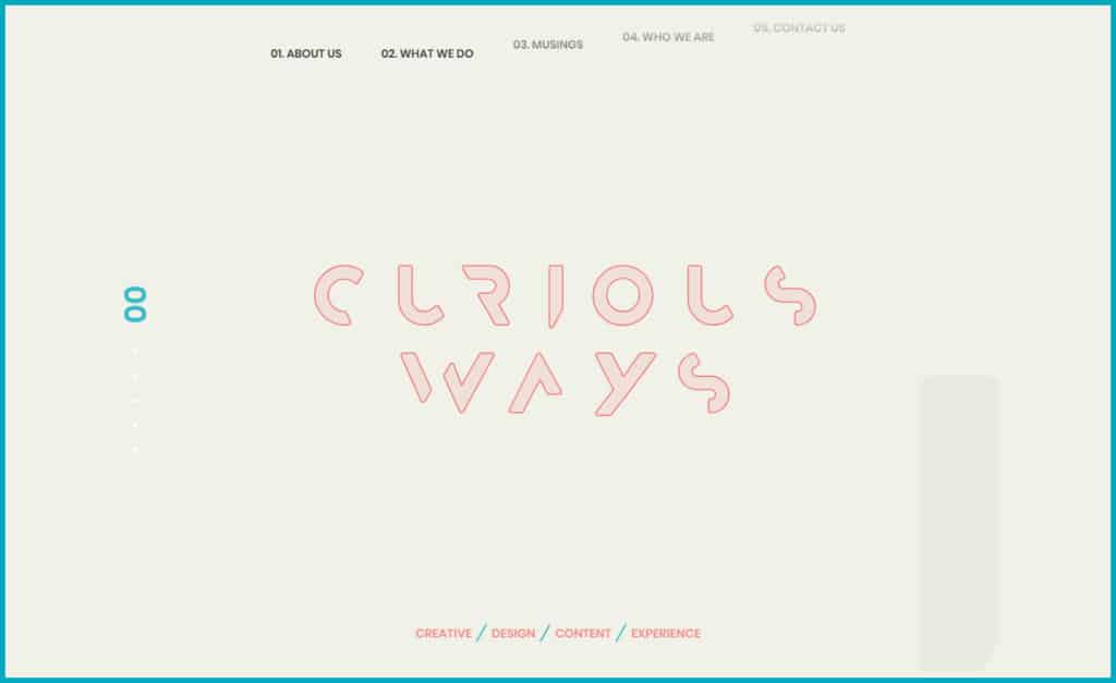 Homepage logo mid-animation screenshot (click to enlarge)